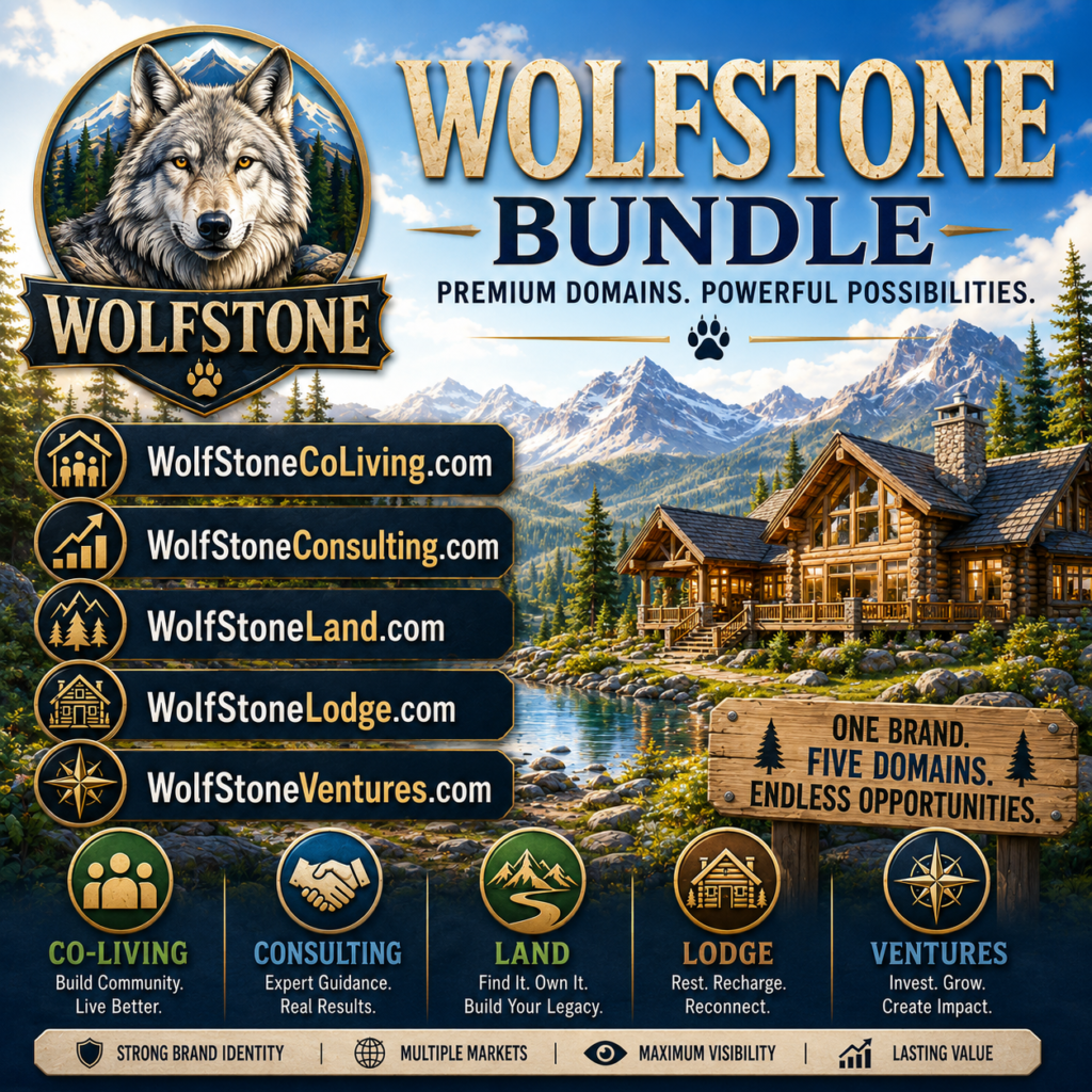 WolfStone 5 domain corporate identity